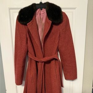 Beautiful winter coat with iridescent lining